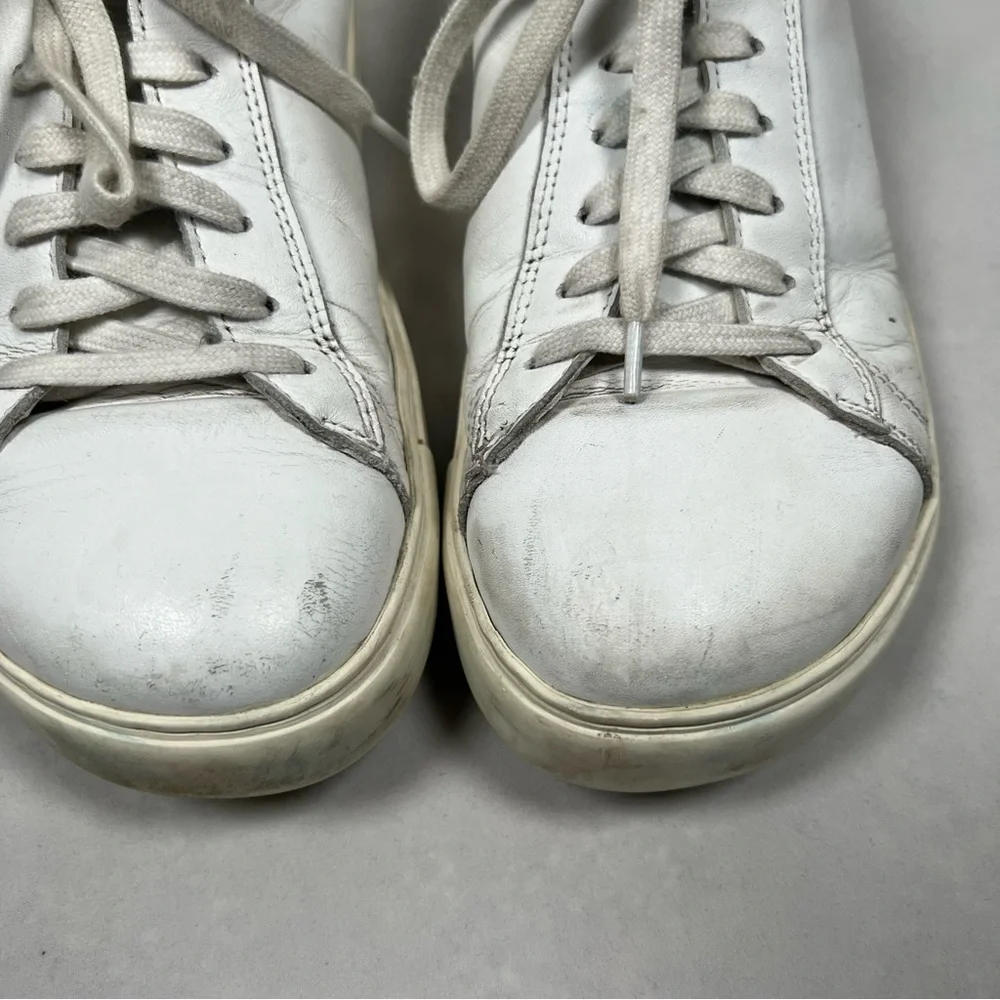 Birkenstock Sneakers Bend Low Women’s Size 10 White Leather Comfortable Shoes - Picture 11 of 12